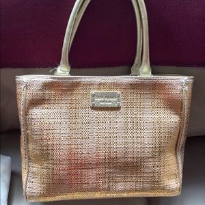 Kate Spade Woven Gold Bag